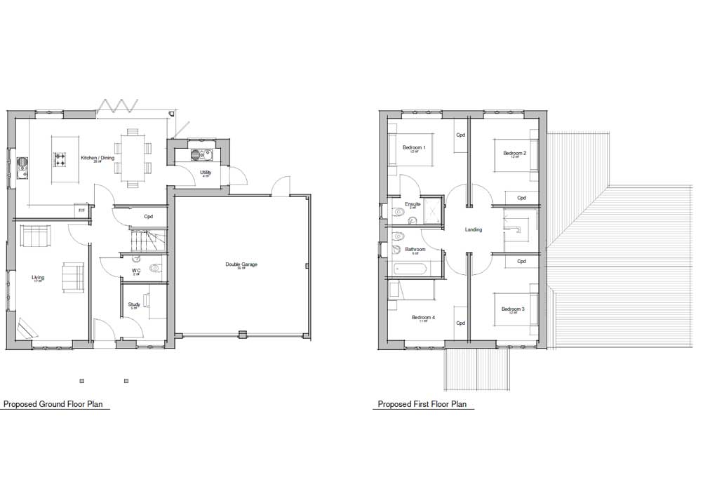 Floor Plan - plot 1